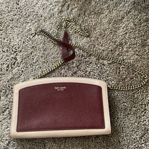 Kate Spade Maroon Crossbody